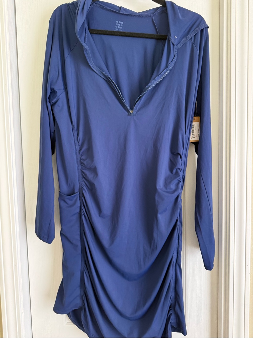 Title nine Long Sleeve Swim Cover-Up in Deep Blue